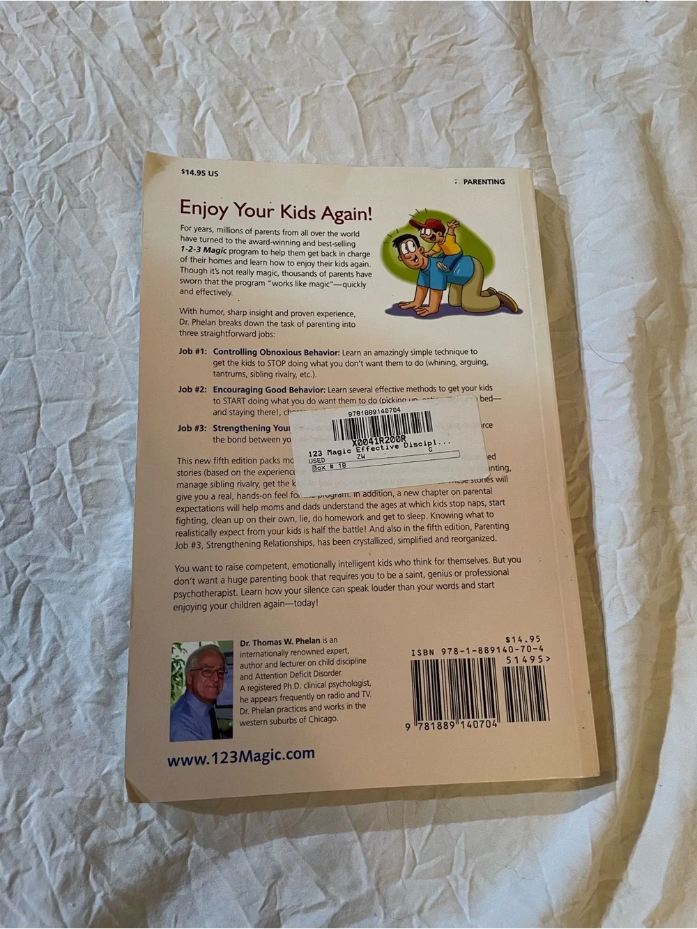 1-2-3 Magic Effective Discipline for Children 2-12 paperback by Thomas W. Phelan